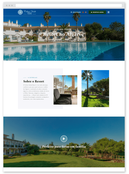 colina verde resort website